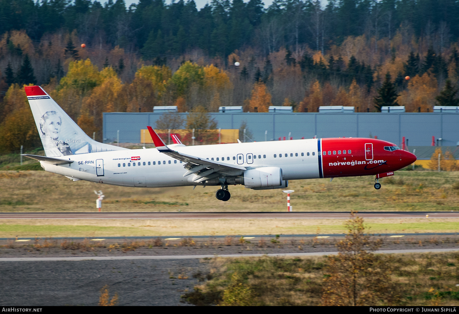 Aircraft Photo of SE-RRN | Boeing 737-8JP | Norwegian | AirHistory.net #402465