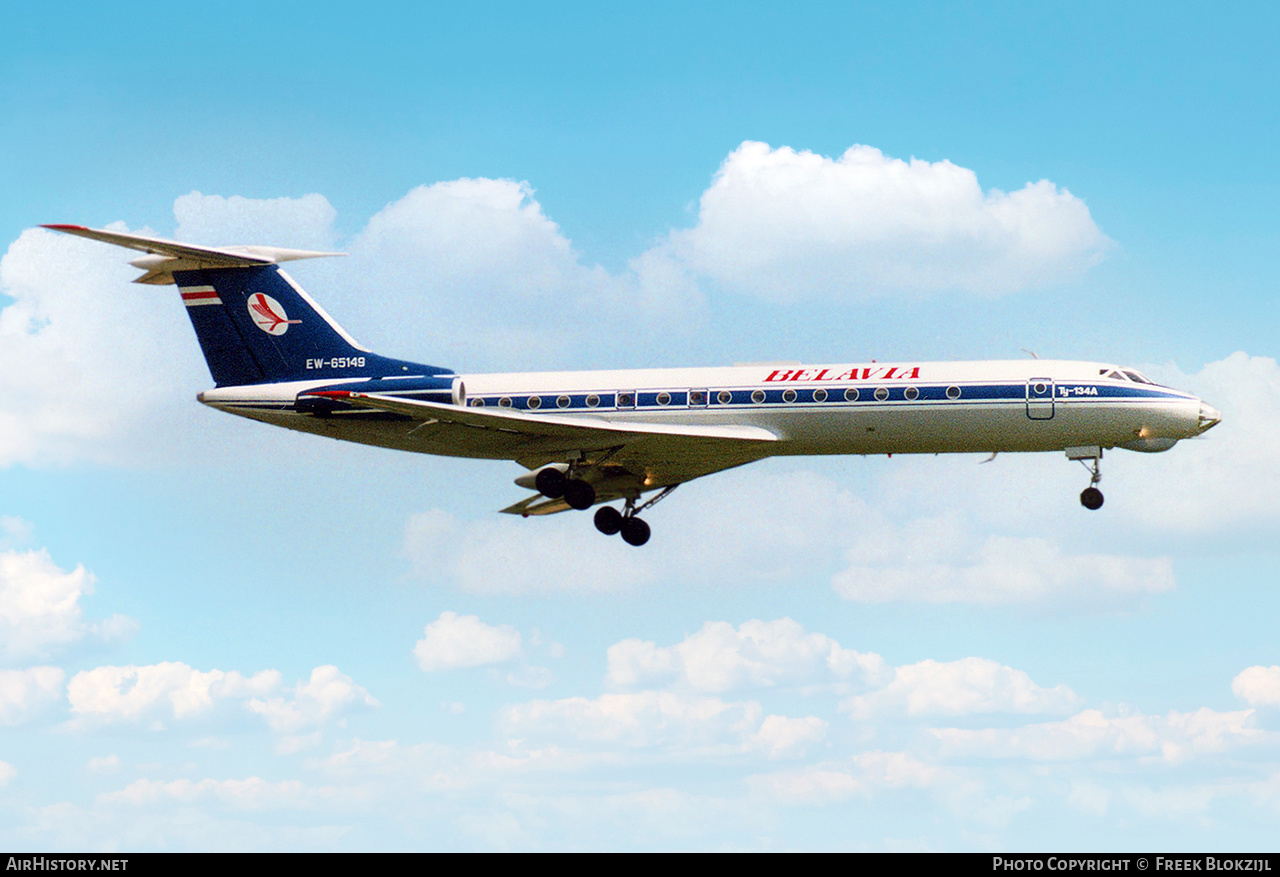 Aircraft Photo of EW-65149 | Tupolev Tu-134A | Belavia | AirHistory.net #402469