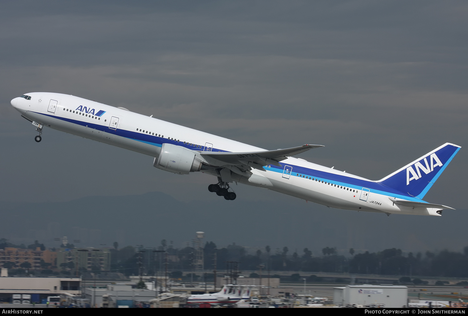 Aircraft Photo of JA734A | Boeing 777-381/ER | All Nippon Airways - ANA | AirHistory.net #402470
