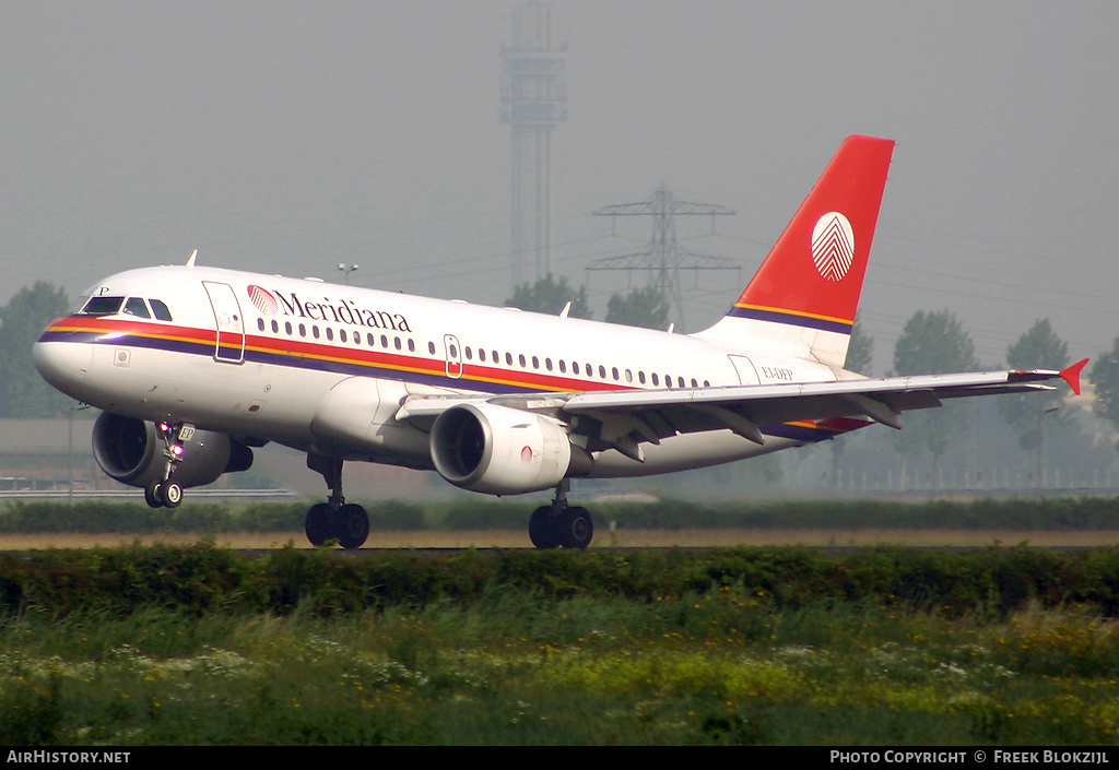 Aircraft Photo of EI-DFP | Airbus A319-112 | Meridiana | AirHistory.net #402471