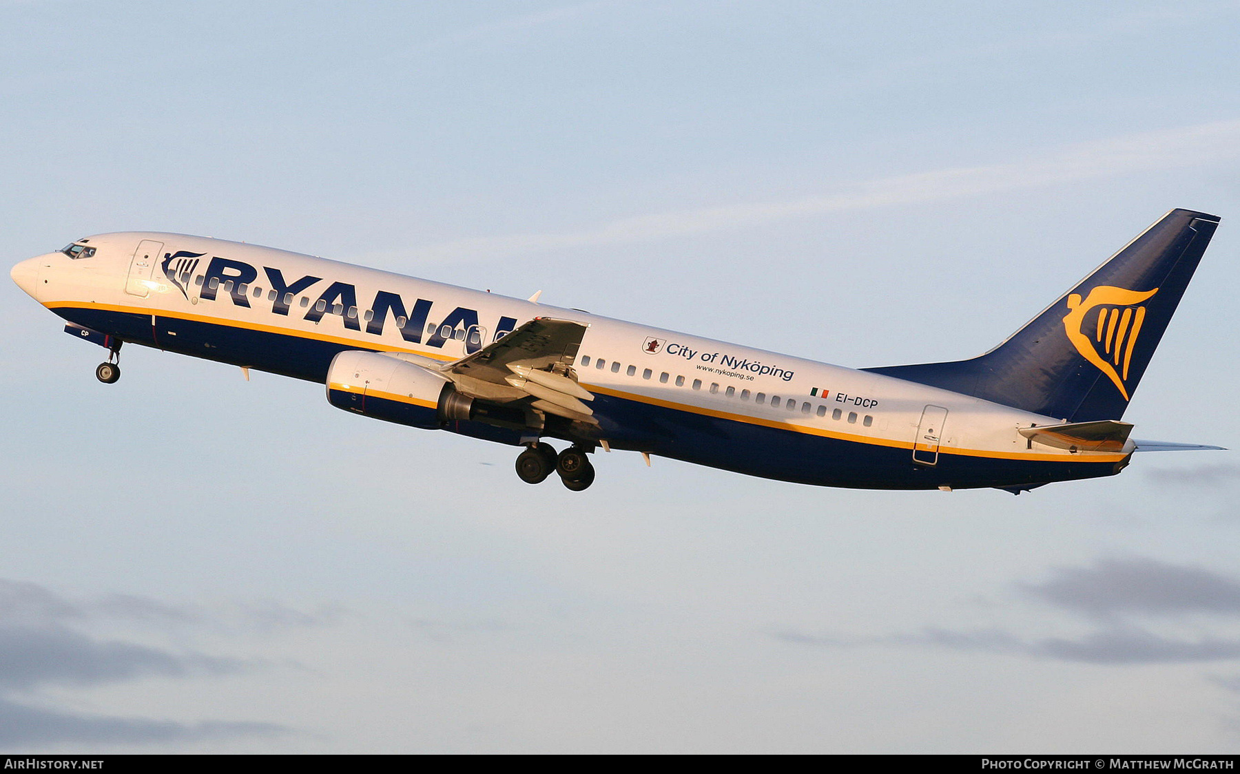Aircraft Photo of EI-DCP | Boeing 737-8AS | Ryanair | AirHistory.net #402483