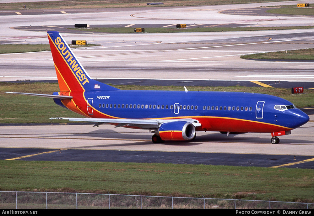 Aircraft Photo of N683SW | Boeing 737-3G7 | Southwest Airlines | AirHistory.net #402487