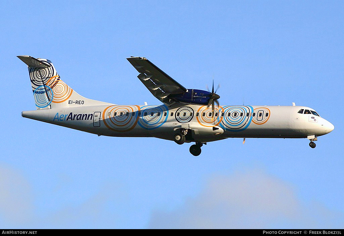 Aircraft Photo of EI-REO | ATR ATR-72-500 (ATR-72-212A) | Aer Arann | AirHistory.net #402509