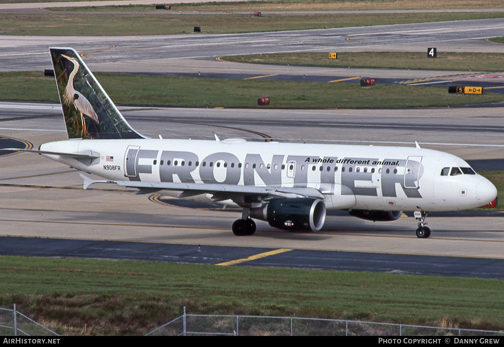 Aircraft Photo of N908FR | Airbus A319-111 | Frontier Airlines | AirHistory.net #402515