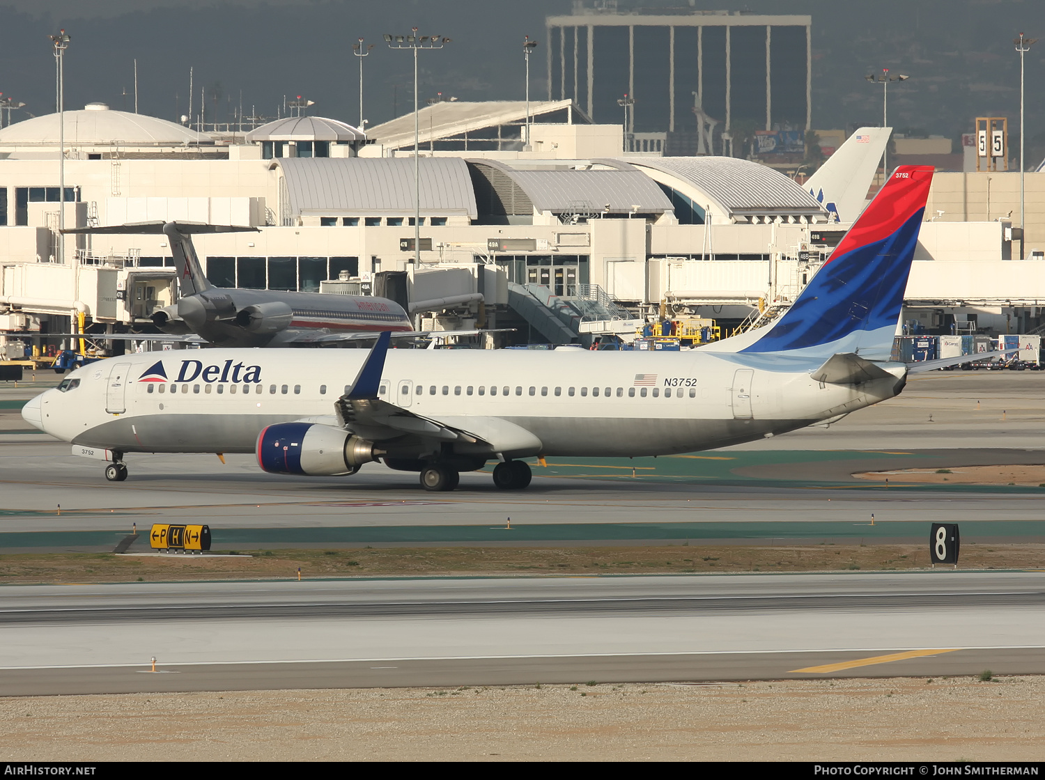 Aircraft Photo of N3752 | Boeing 737-832 | Delta Air Lines | AirHistory.net #402519