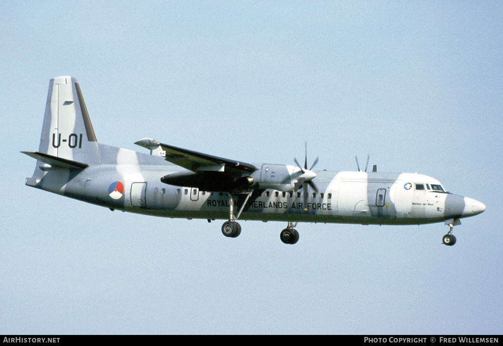 Aircraft Photo of U-01 | Fokker 60UTA-N | Netherlands - Air Force | AirHistory.net #402538