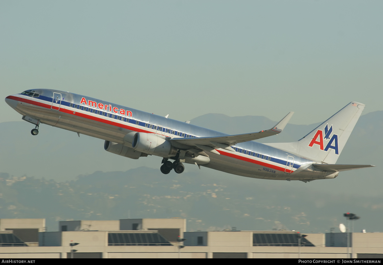 Aircraft Photo of N963AN | Boeing 737-823 | American Airlines | AirHistory.net #402564