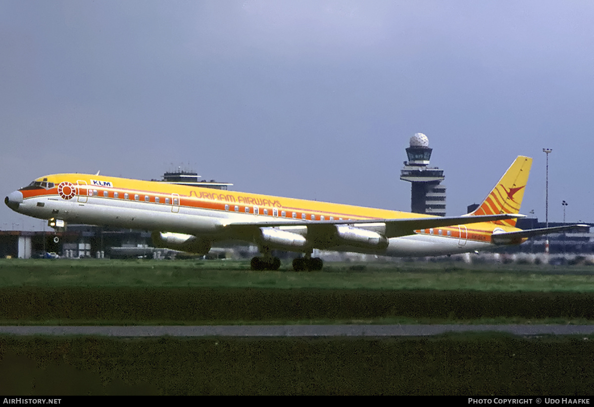 Aircraft Photo of PH-DEM | McDonnell Douglas DC-8-63 | Surinam Airways | AirHistory.net #402582