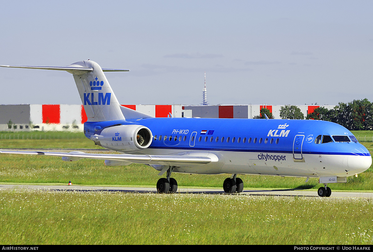 Aircraft Photo of PH-WXD | Fokker 70 (F28-0070) | KLM Cityhopper | AirHistory.net #402586