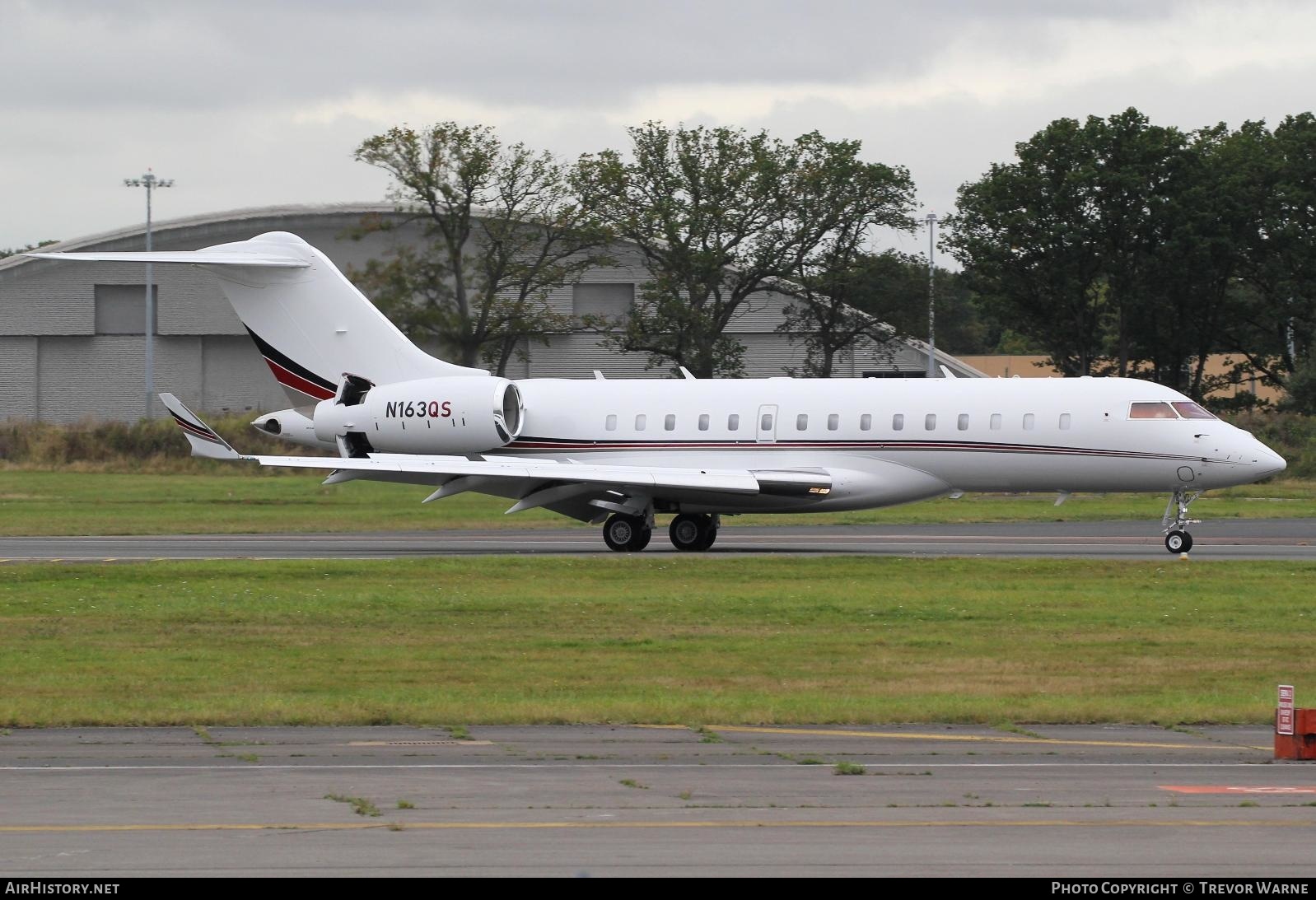 Aircraft Photo of N163QS | Bombardier Global 6000 (BD-700-1A10) | AirHistory.net #402589