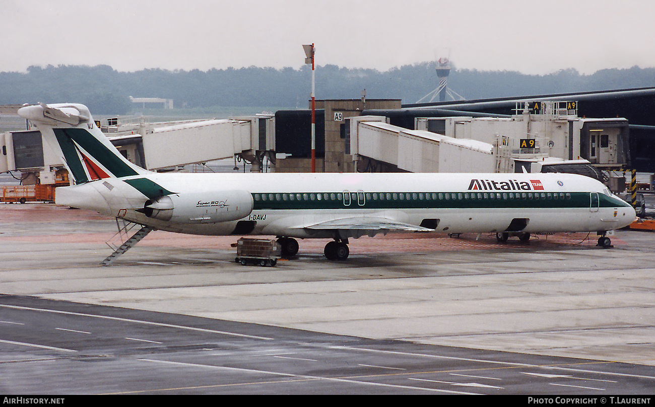 Aircraft Photo of I-DAVJ | McDonnell Douglas MD-82 (DC-9-82) | Alitalia | AirHistory.net #402594