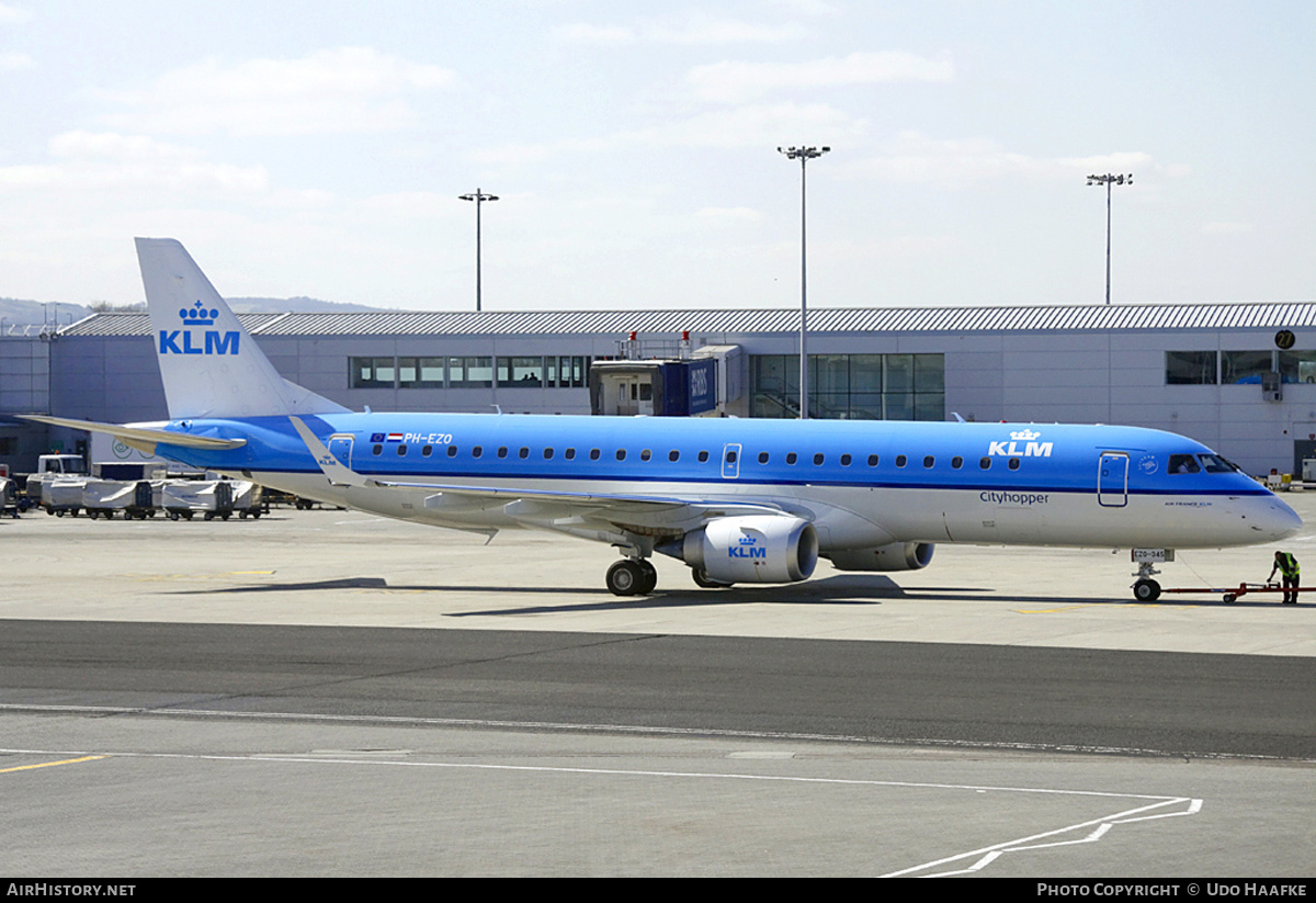 Aircraft Photo of PH-EZO | Embraer 190STD (ERJ-190-100STD) | KLM Cityhopper | AirHistory.net #402604