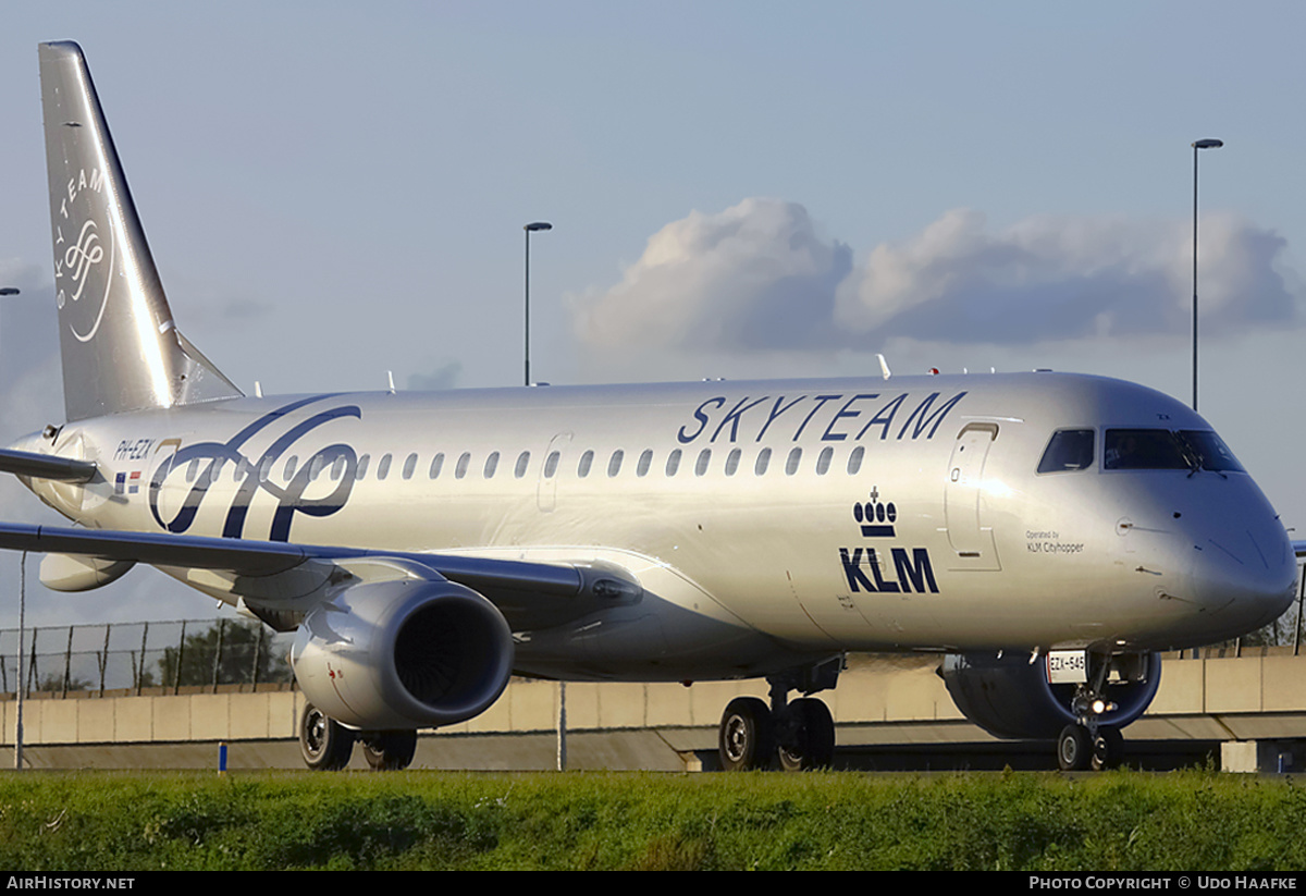 Aircraft Photo of PH-EZX | Embraer 190STD (ERJ-190-100STD) | KLM - Royal Dutch Airlines | AirHistory.net #402606