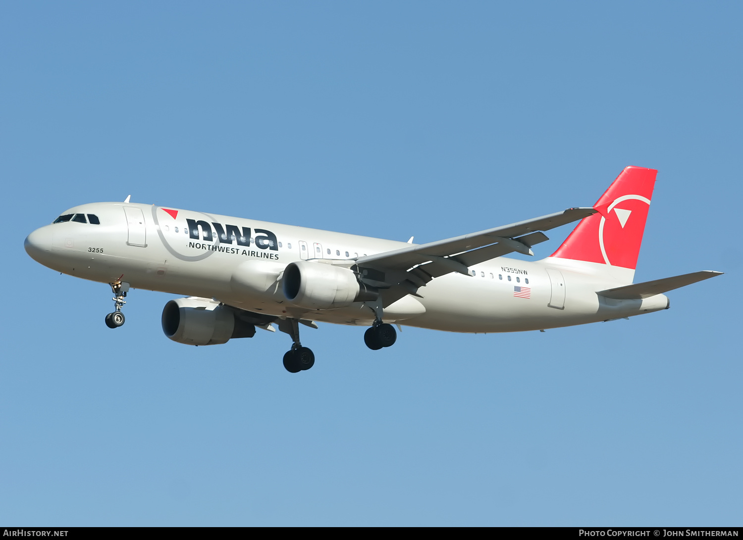 Aircraft Photo of N355NW | Airbus A320-212 | Northwest Airlines | AirHistory.net #402613