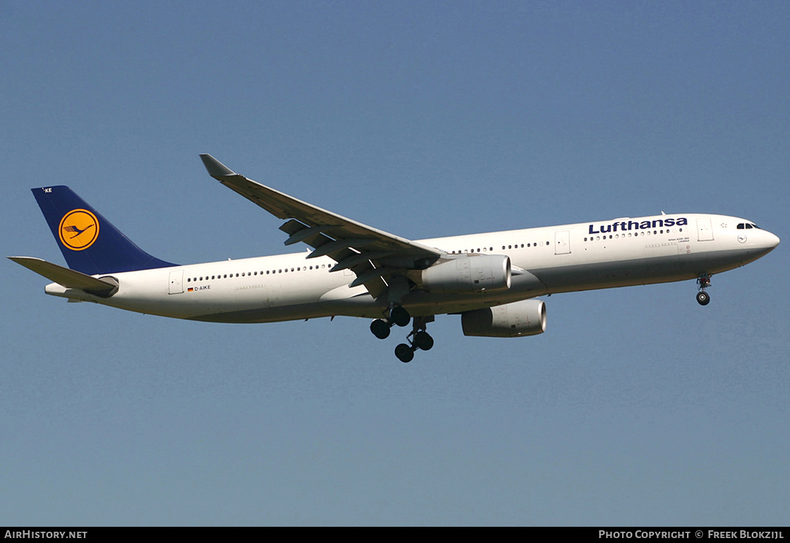 Aircraft Photo of D-AIKE | Airbus A330-343E | Lufthansa | AirHistory.net #402617