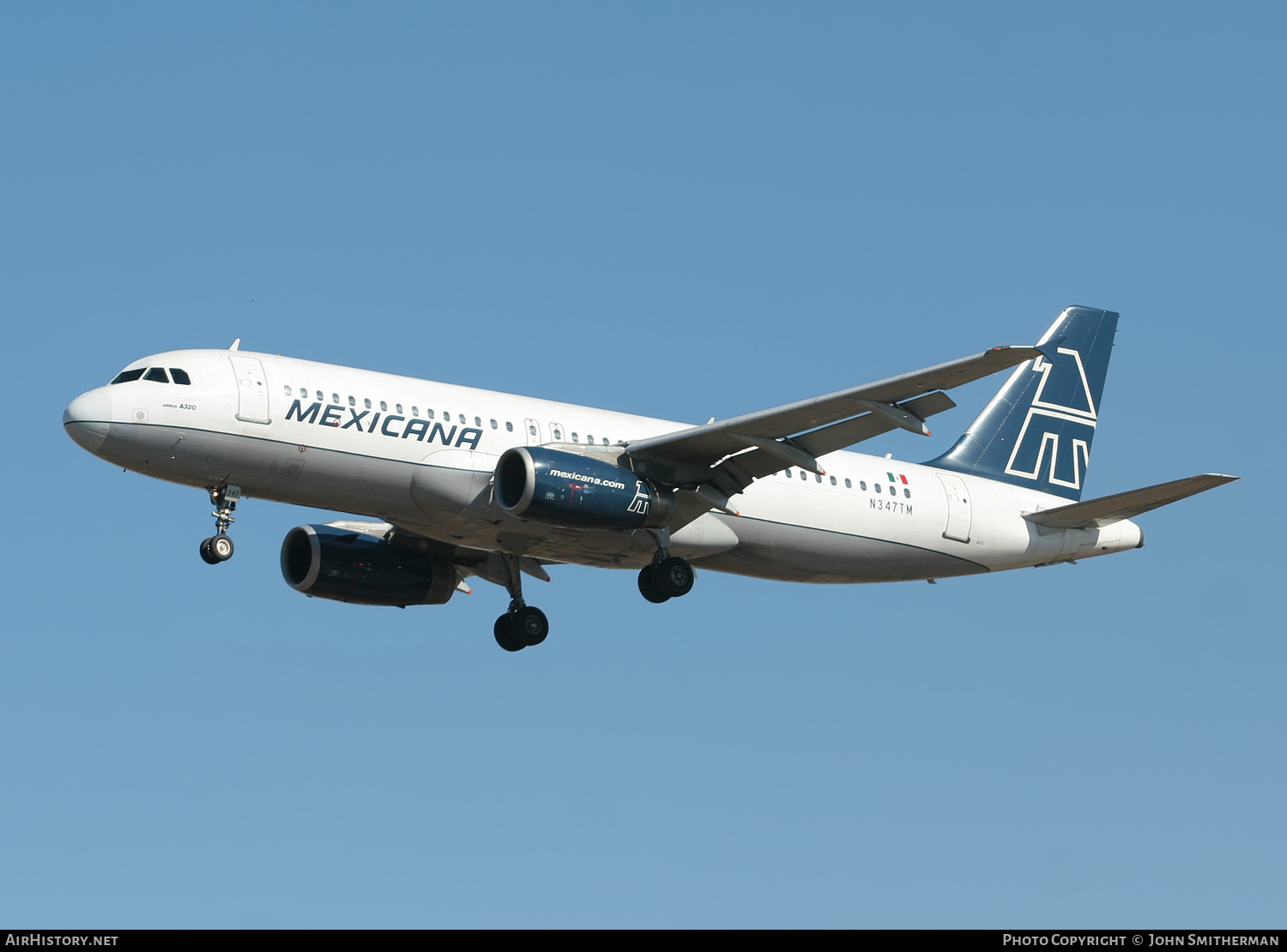 Aircraft Photo of N347TM | Airbus A320-231 | Mexicana | AirHistory.net #402620