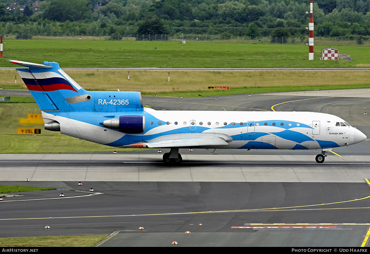 Aircraft Photo of RA-42365 | Yakovlev Yak-42D | Aeroflot Plus Aircompany | AirHistory.net #402636