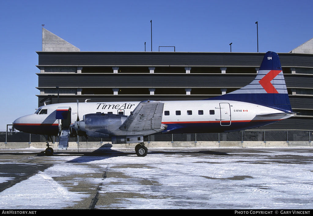 Aircraft Photo of C-GTAO | Convair 580 | Time Air | AirHistory.net #402667