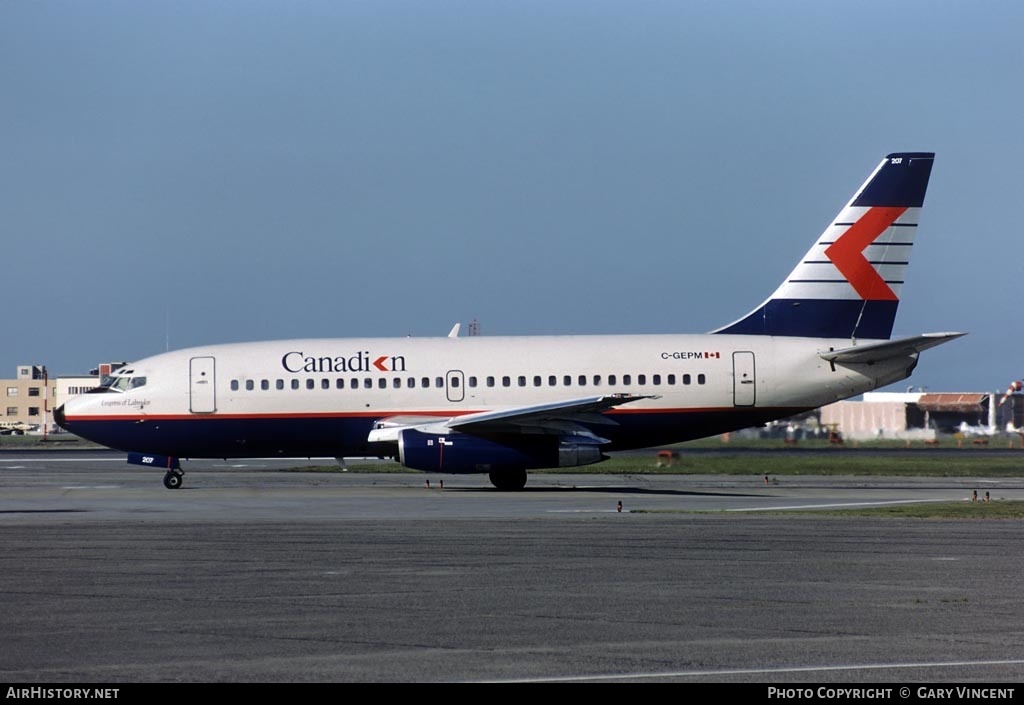 Aircraft Photo of C-GEPM | Boeing 737-2T5/Adv | Canadian Airlines | AirHistory.net #402688