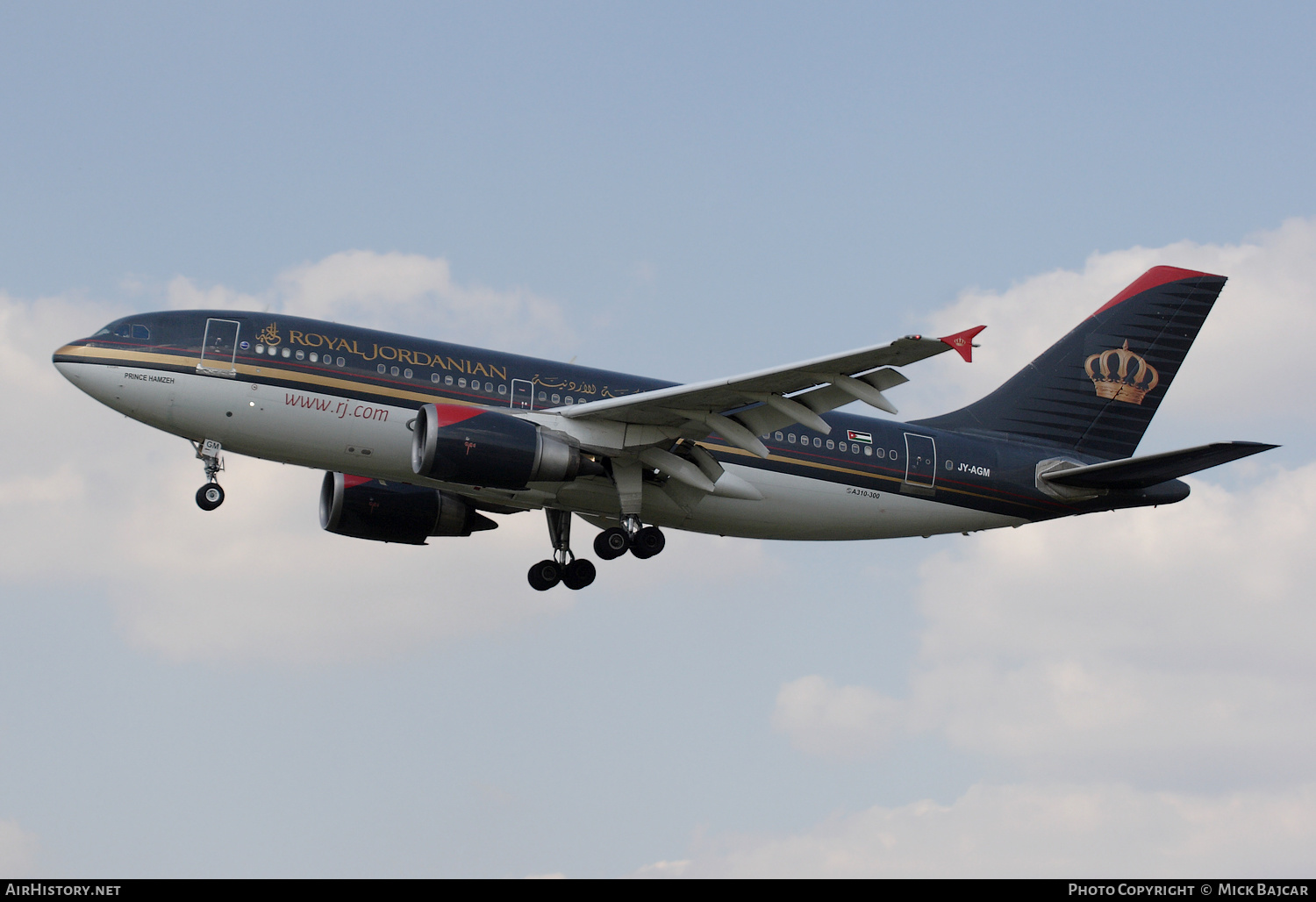 Aircraft Photo of JY-AGM | Airbus A310-304 | Royal Jordanian Airlines | AirHistory.net #402720