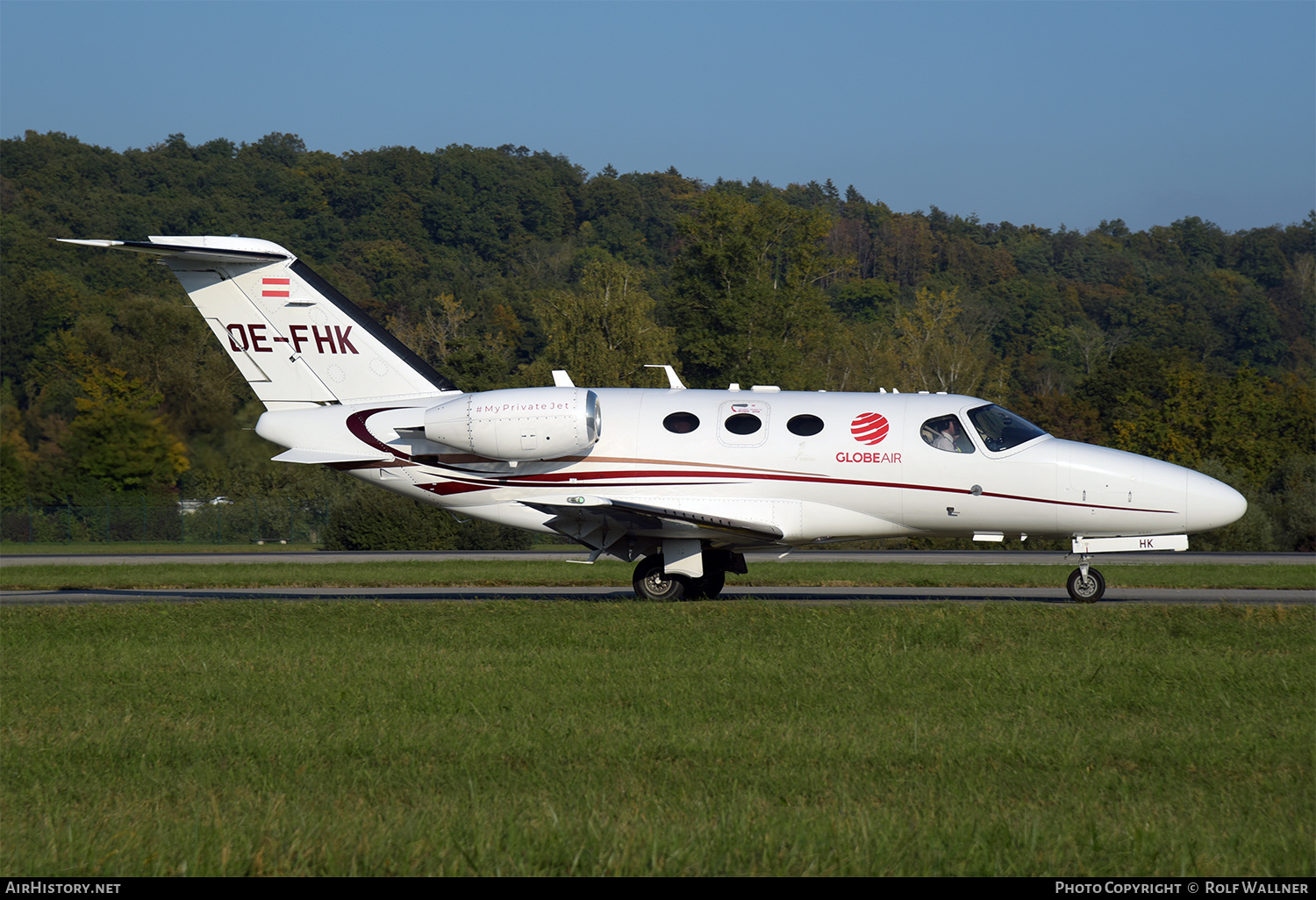 Aircraft Photo of OE-FHK | Cessna 510 Citation Mustang | GlobeAir | AirHistory.net #402759