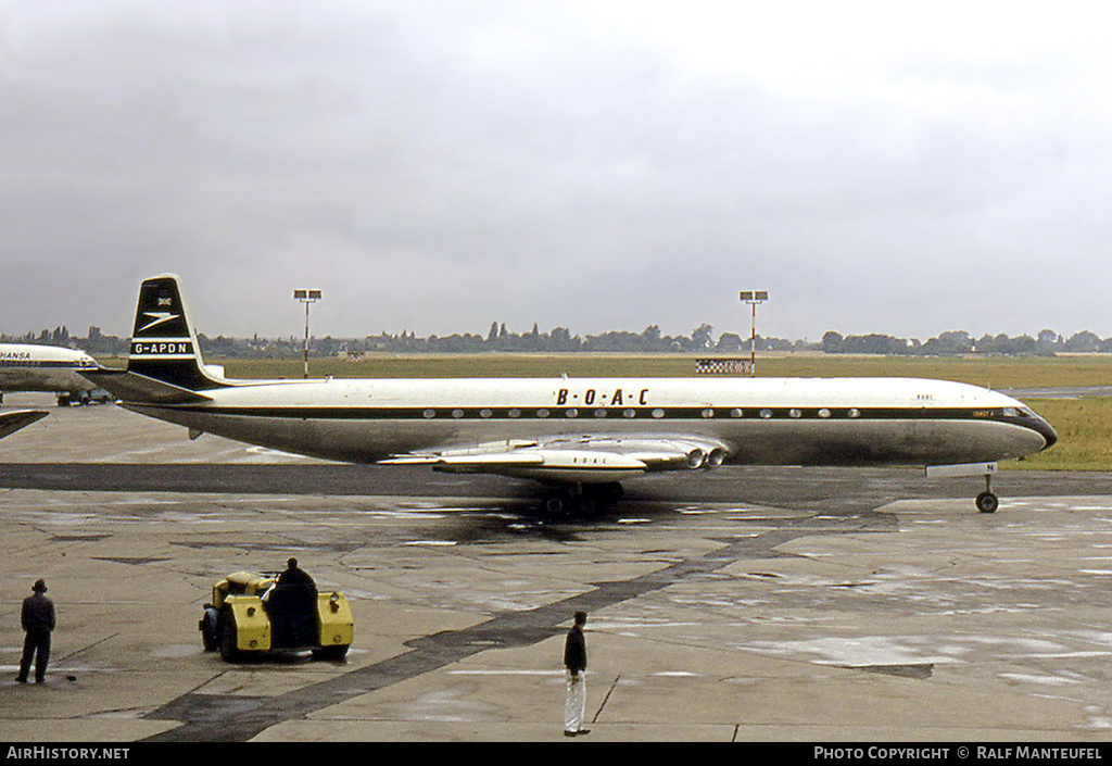 Aircraft Photo of G-APDN | De Havilland D.H. 106 Comet 4 | BOAC - British Overseas Airways Corporation | AirHistory.net #402770