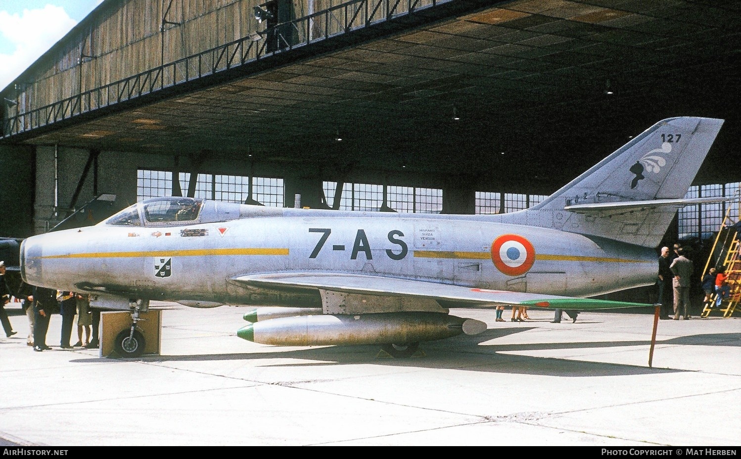 Aircraft Photo of 127 | Dassault MD-454 Mystere IV A | France - Air Force | AirHistory.net #402776