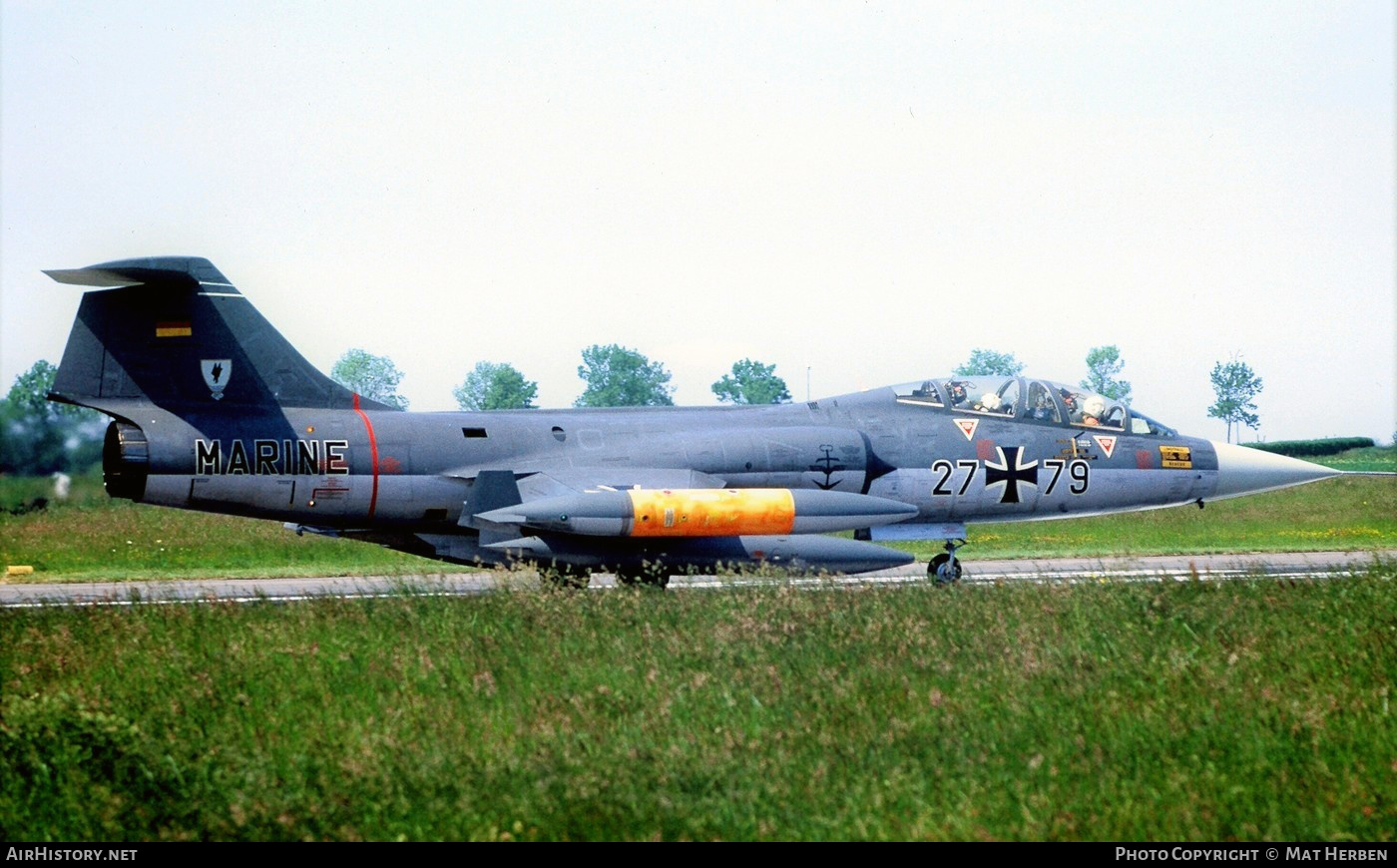 Aircraft Photo of 2779 | Lockheed TF-104G Starfighter | Germany - Navy | AirHistory.net #402798