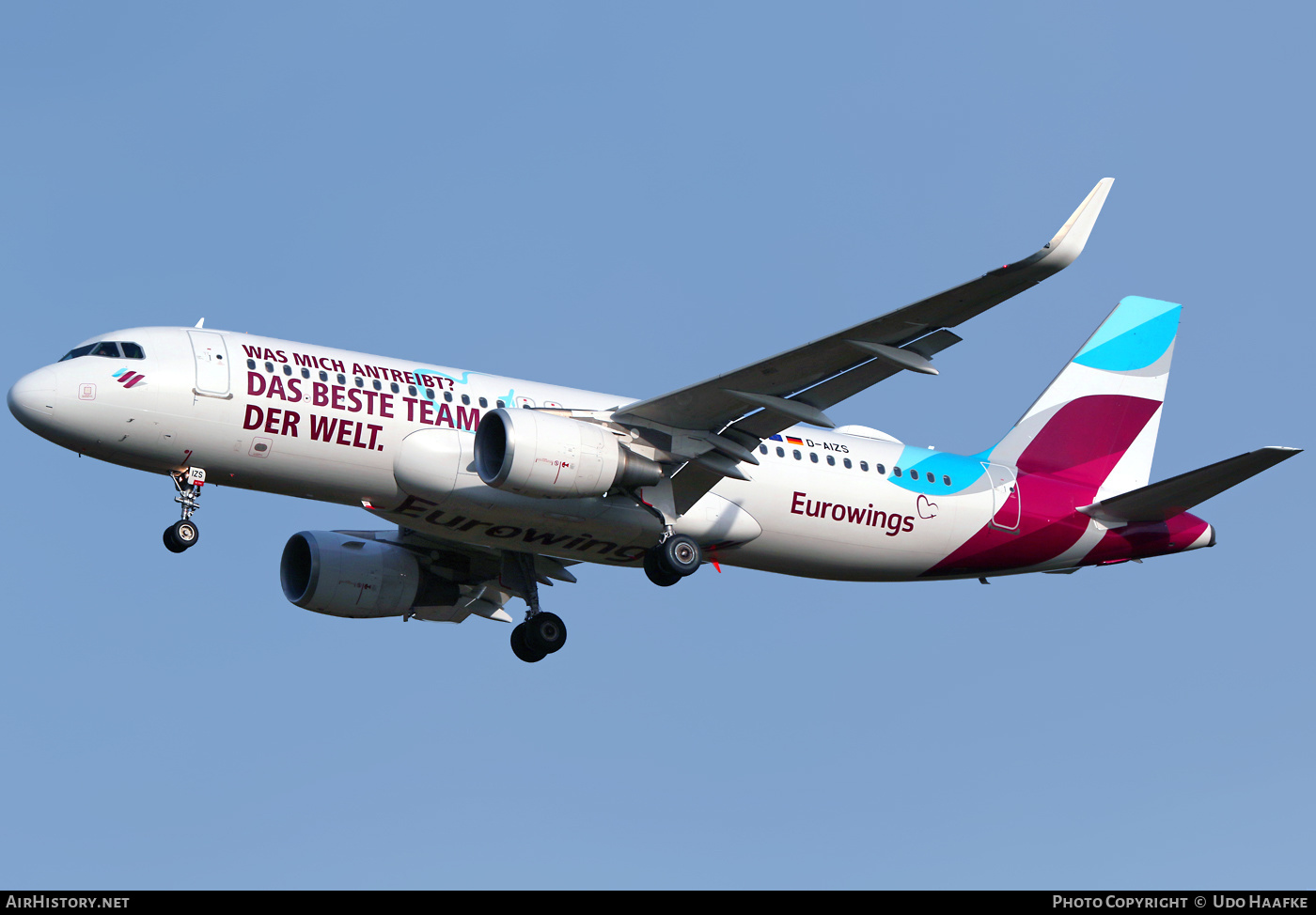 Aircraft Photo of D-AIZS | Airbus A320-214 | Eurowings | AirHistory.net #402801