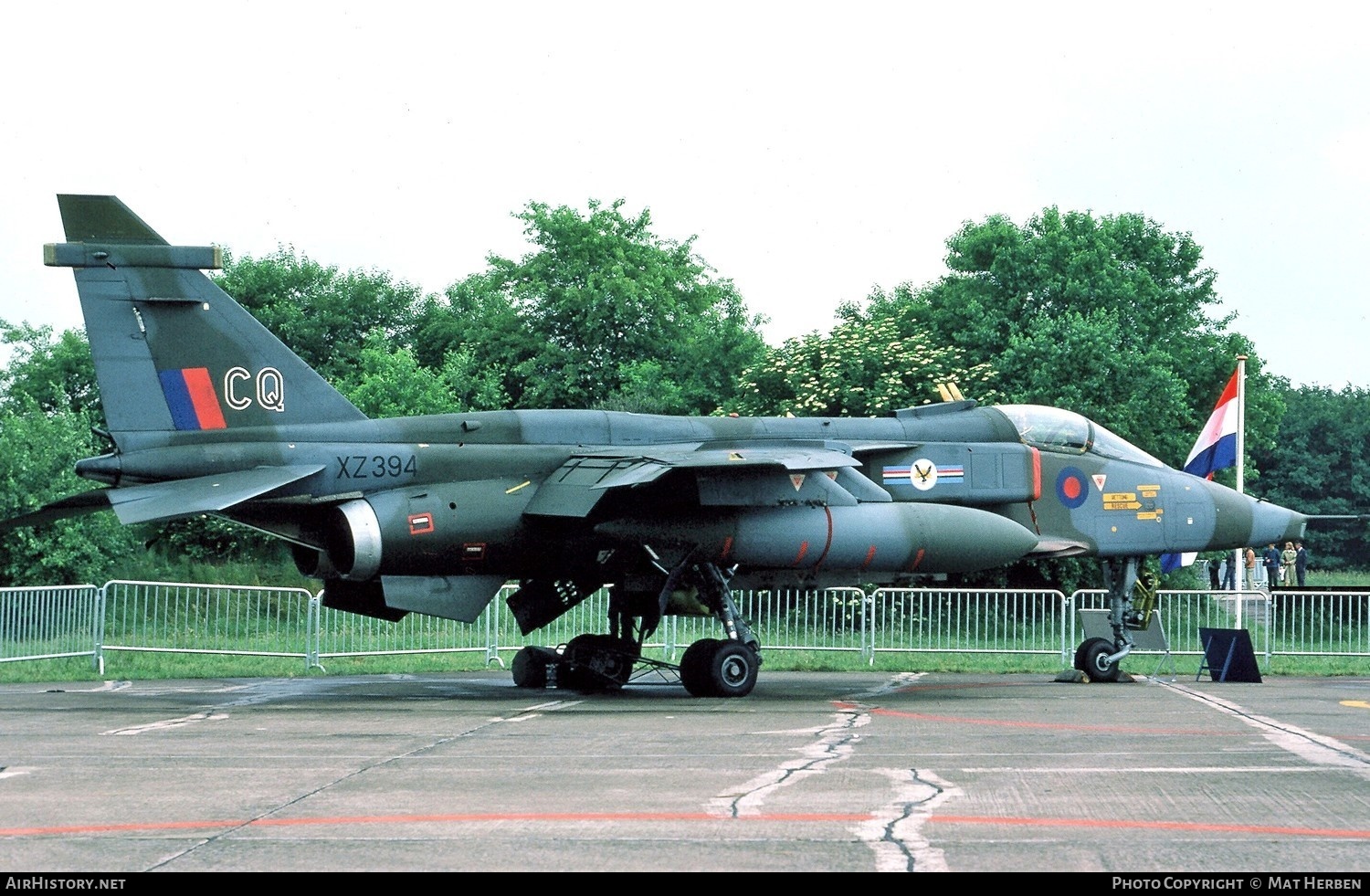 Aircraft Photo of XZ394 | Sepecat Jaguar GR1 | UK - Air Force | AirHistory.net #402815