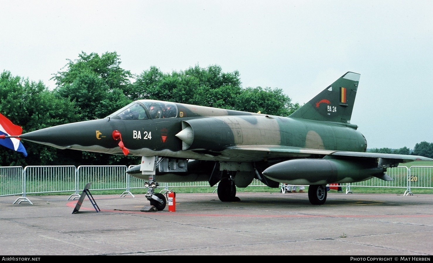 Aircraft Photo of BA24 | Dassault Mirage 5BA | Belgium - Air Force | AirHistory.net #402826