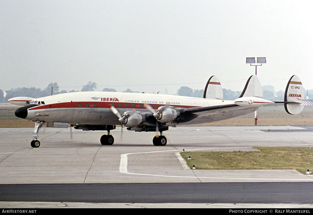 Aircraft Photo of EC-AMQ | Lockheed L-1049G Super Constellation | Iberia | AirHistory.net #402847