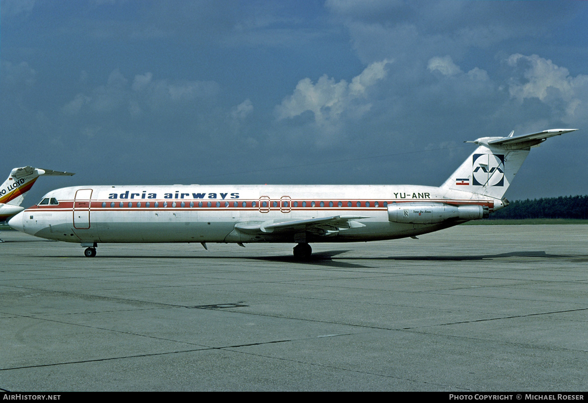 Aircraft Photo of YU-ANR | British Aerospace Rombac 111-561RC One-Eleven | Adria Airways | AirHistory.net #402859