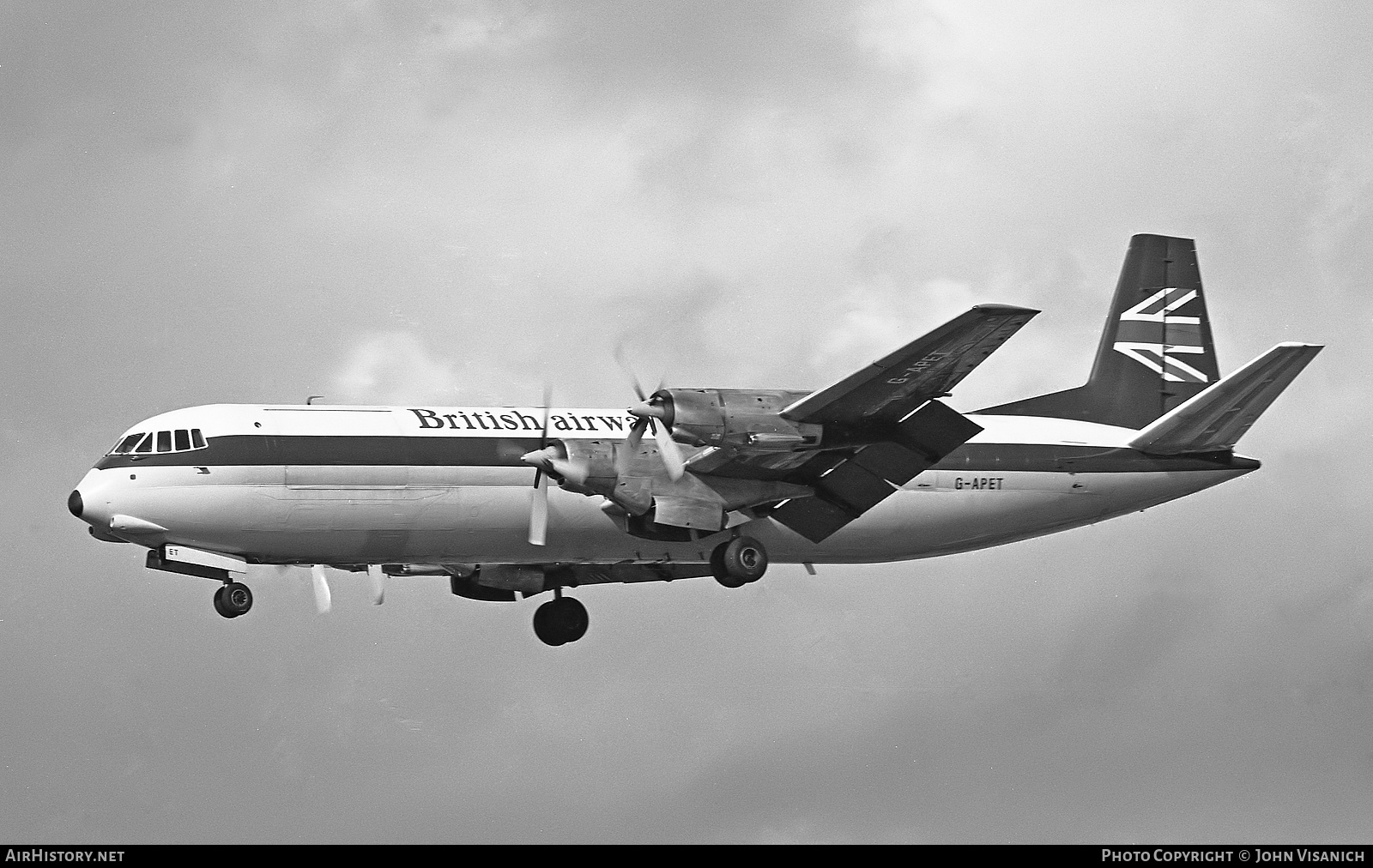 Aircraft Photo of G-APET | Vickers 953C Merchantman | British Airways Cargo | AirHistory.net #402862