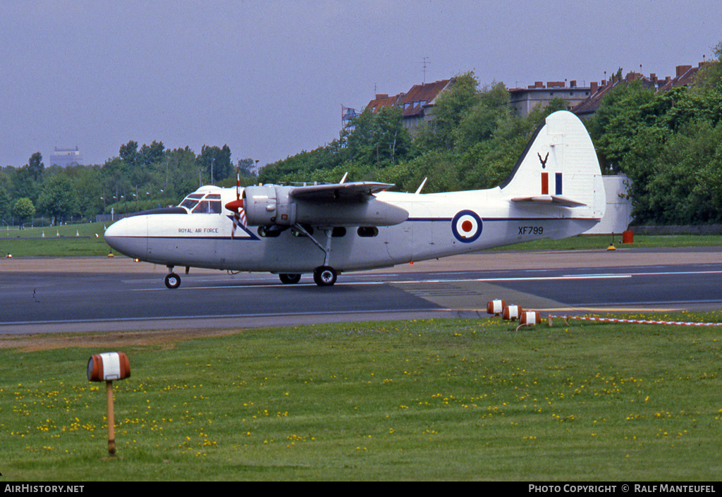 Aircraft Photo of XF799 | Hunting-Percival P.66 Pembroke C.1 | UK - Air Force | AirHistory.net #402871