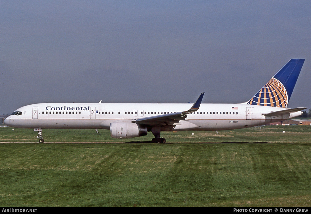 Aircraft Photo of N14118 | Boeing 757-224 | Continental Airlines | AirHistory.net #402875