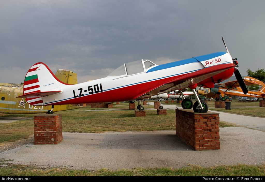 Aircraft Photo of LZ-501 | Yakovlev Yak-50 | Bulgaria - Air Force | AirHistory.net #402876