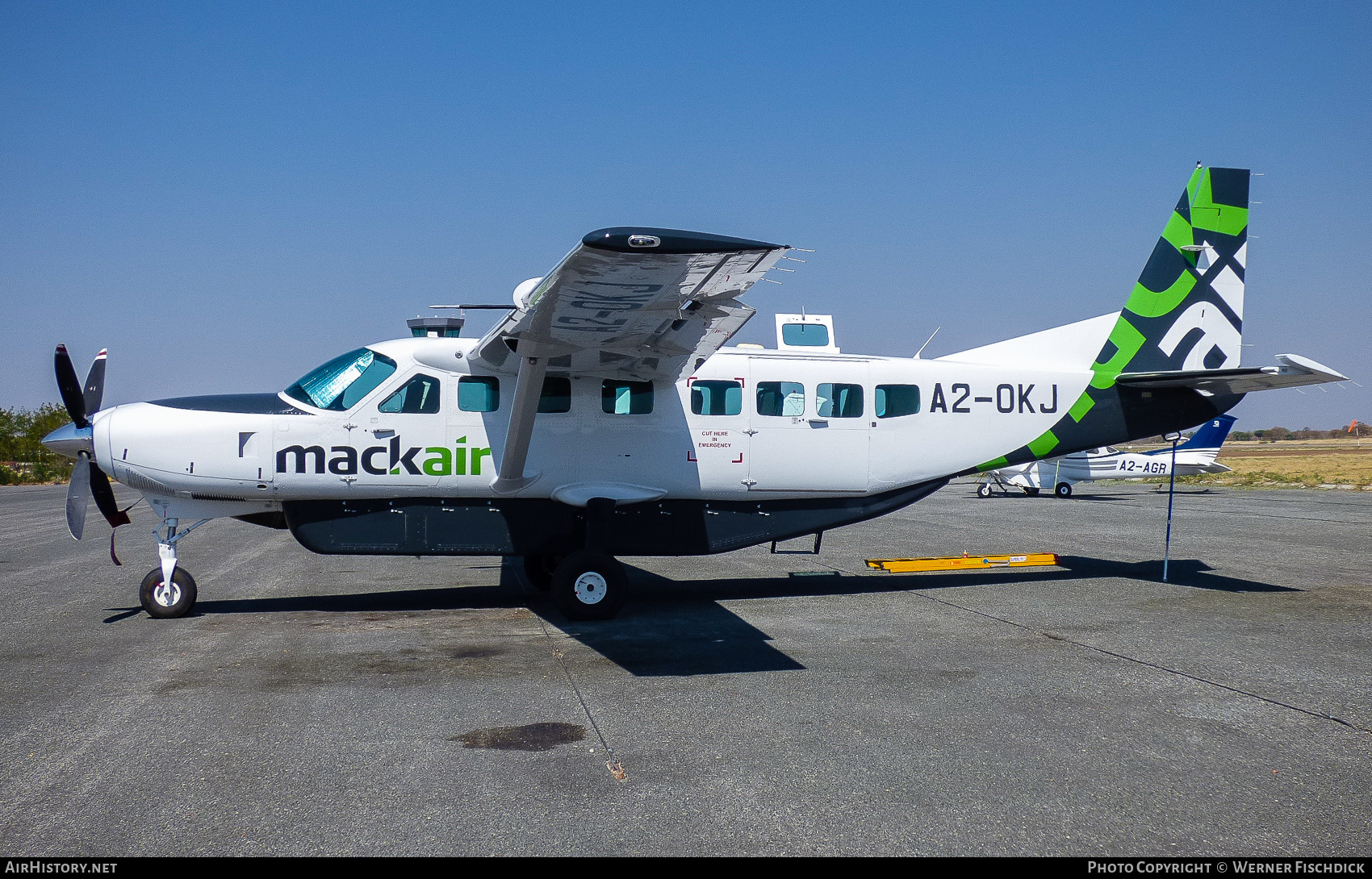 Aircraft Photo of A2-OKJ | Cessna 208B Grand Caravan EX | Mack Air | AirHistory.net #402917