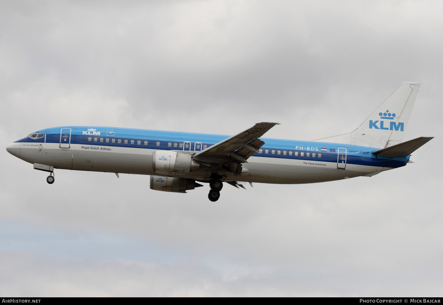 Aircraft Photo of PH-BDS | Boeing 737-406 | KLM - Royal Dutch Airlines | AirHistory.net #402944