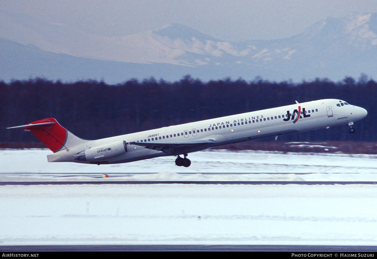 Aircraft Photo of JA8557 | McDonnell Douglas MD-81 (DC-9-81) | Japan Airlines - JAL | AirHistory.net #402950