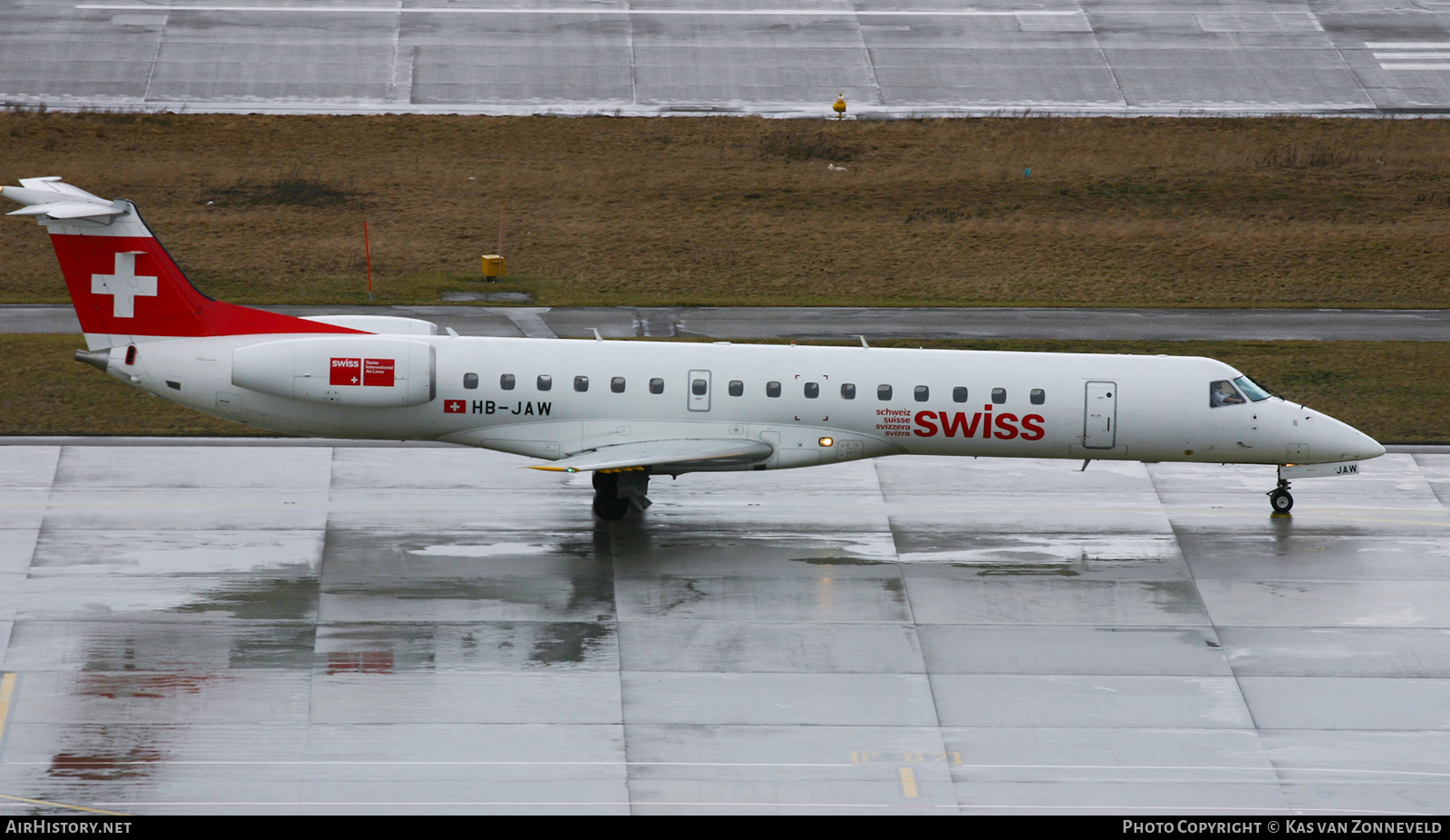 Aircraft Photo of HB-JAW | Embraer ERJ-145LU (EMB-145LU) | Swiss International Air Lines | AirHistory.net #402961
