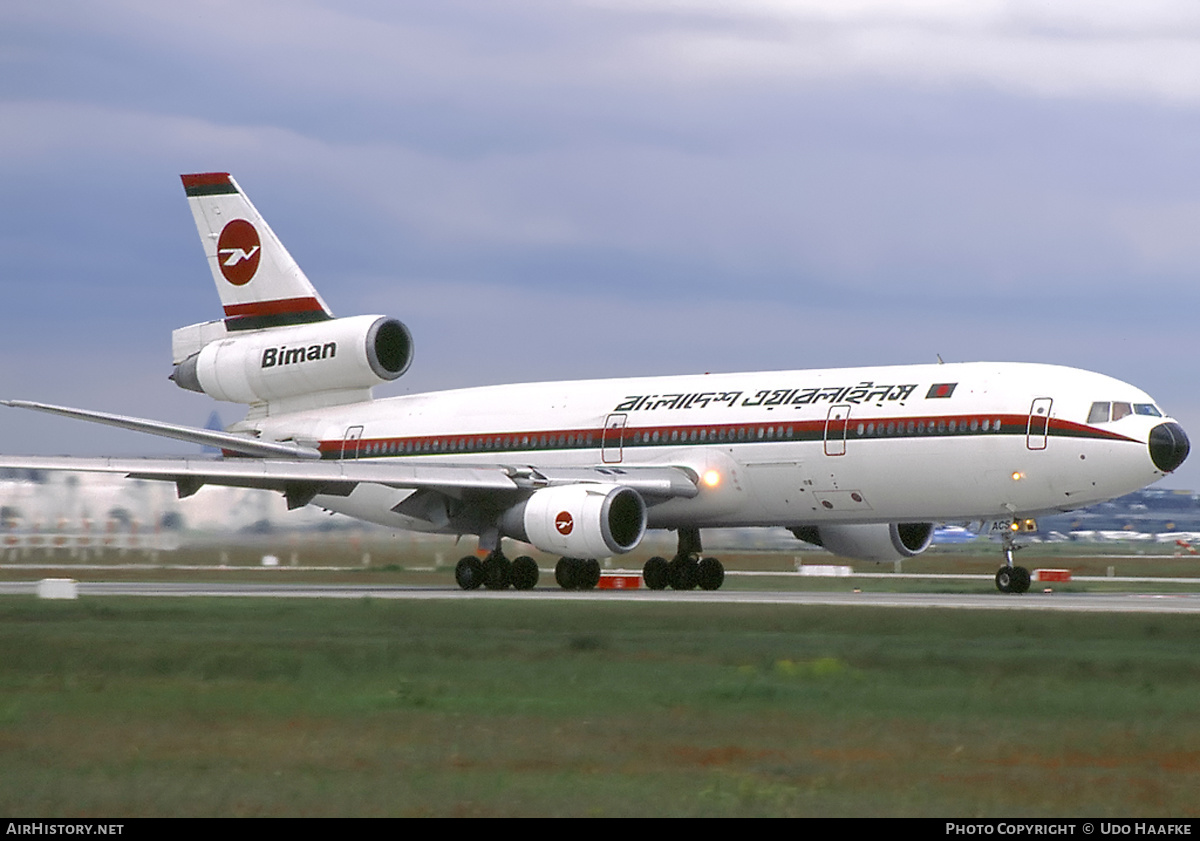 Aircraft Photo of S2-ACS | McDonnell Douglas DC-10-30 | Biman Bangladesh Airlines | AirHistory.net #402975