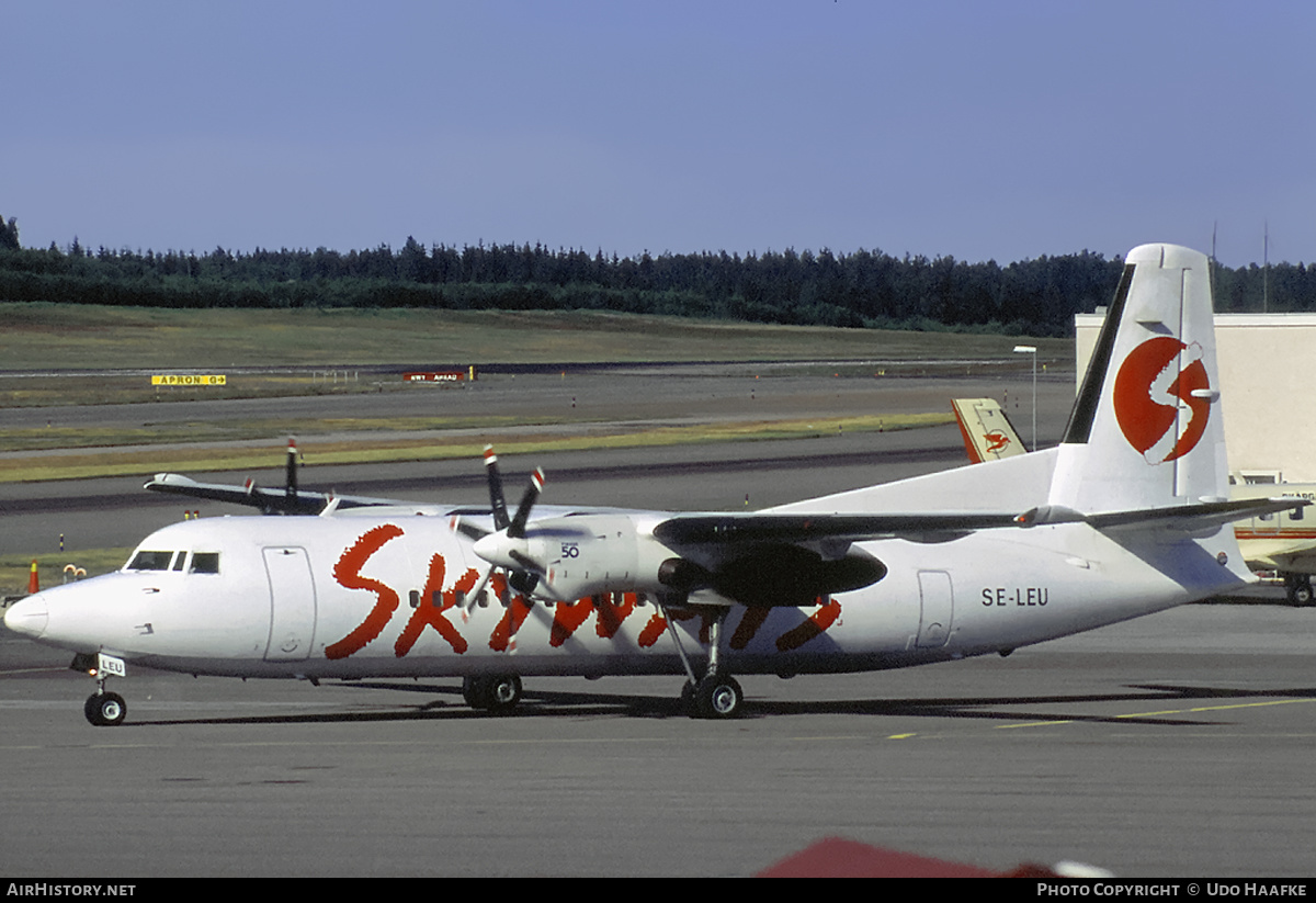 Aircraft Photo of SE-LEU | Fokker 50 | Skyways | AirHistory.net #402998