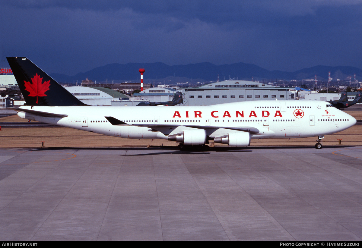 Aircraft Photo of C-FGHZ | Boeing 747-4F6 | Air Canada | AirHistory.net #403021