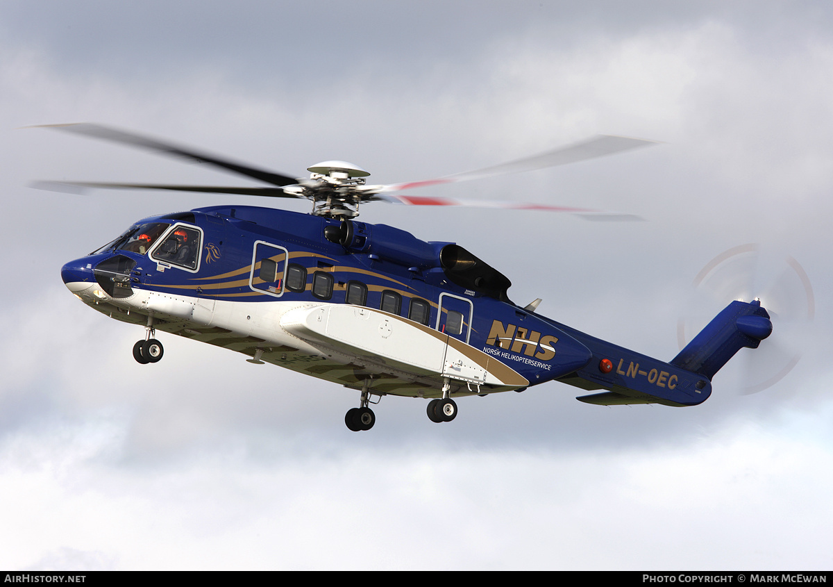 Aircraft Photo of LN-OEC | Sikorsky S-92A | Norsk Helikopterservice - NHS | AirHistory.net #403031