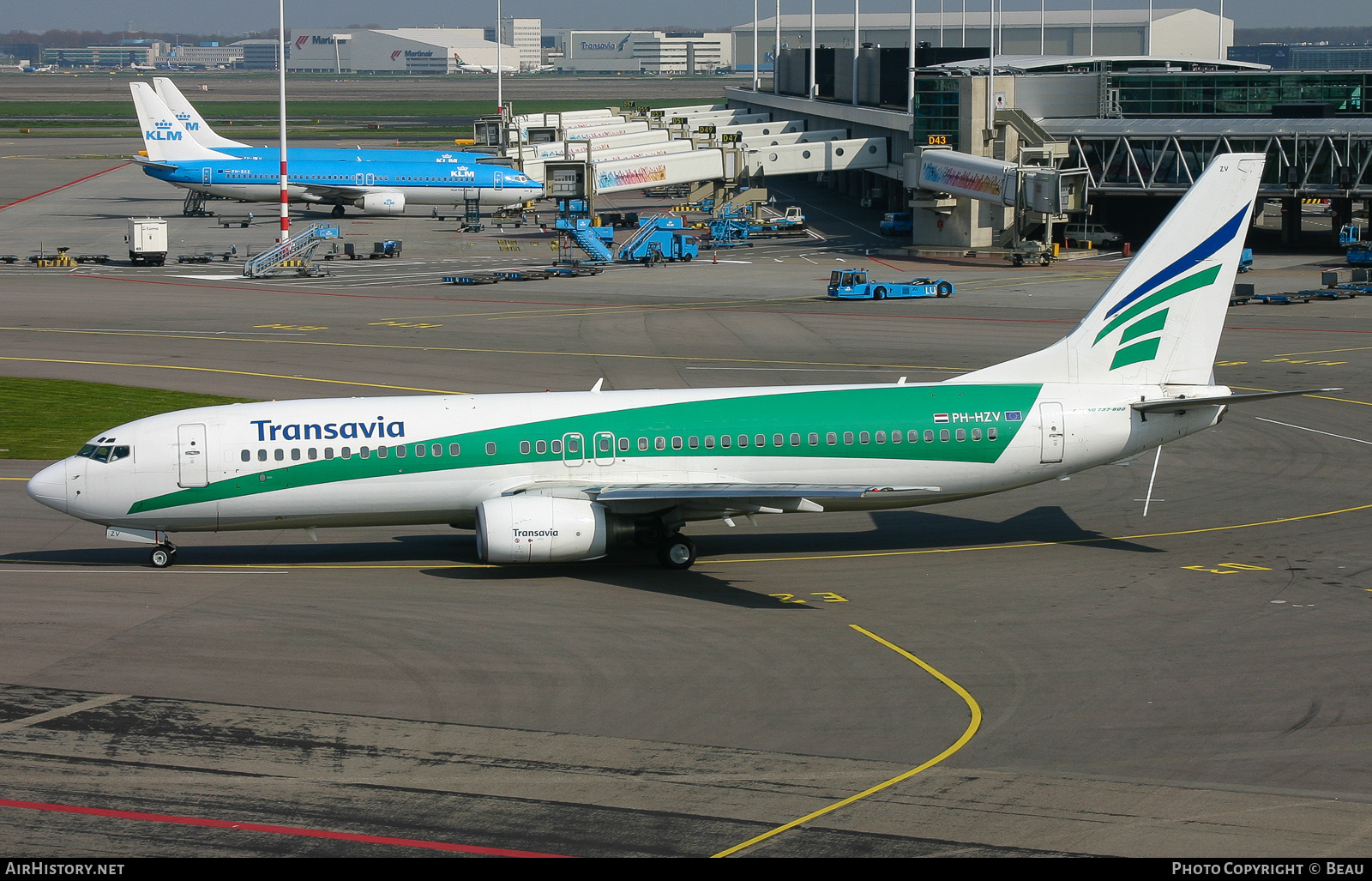 Aircraft Photo of PH-HZV | Boeing 737-8K2 | Transavia | AirHistory.net #403063