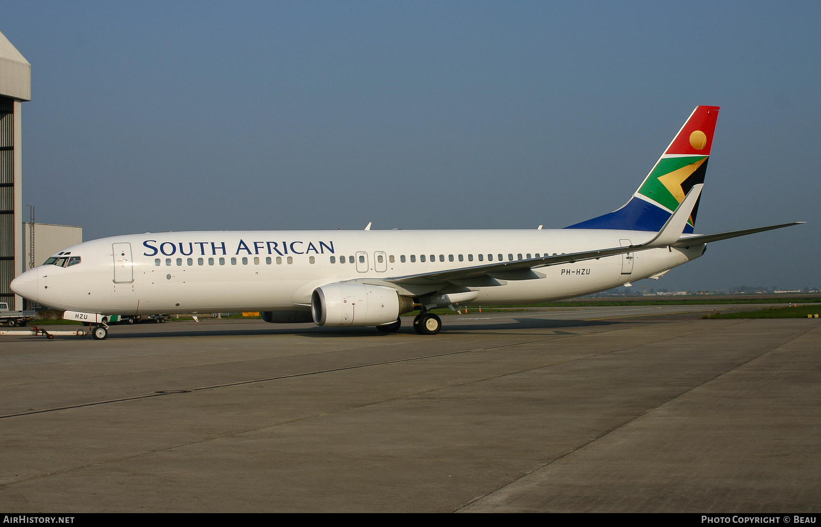 Aircraft Photo of PH-HZU | Boeing 737-8BG | South African Airways | AirHistory.net #403069