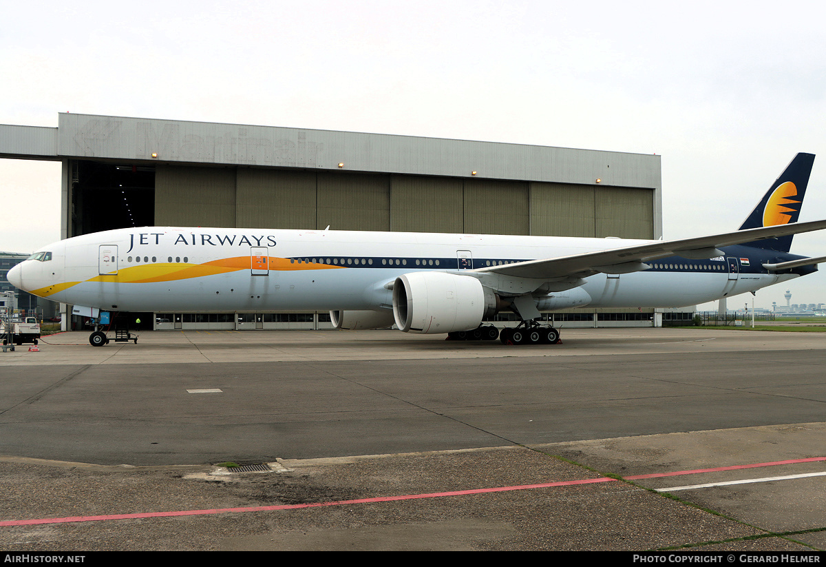 Aircraft Photo of N377CL | Boeing 777-35R/ER | Jet Airways | AirHistory.net #403103