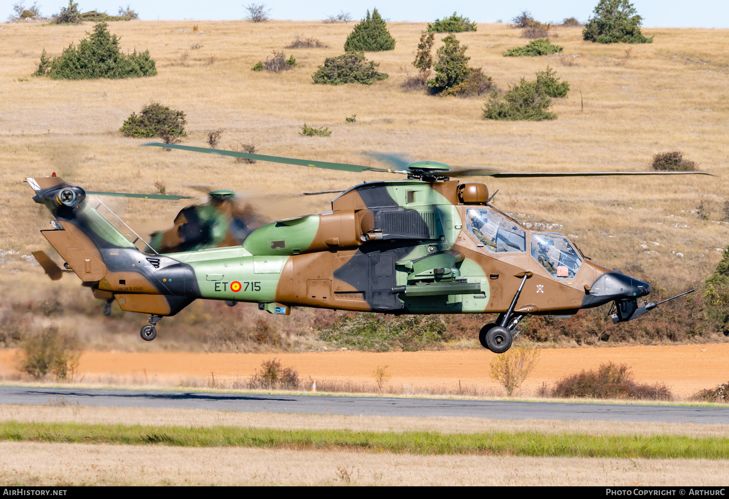 Aircraft Photo of HA.28-15-10045 | Eurocopter EC-665 Tigre HAD | Spain - Army | AirHistory.net #403111