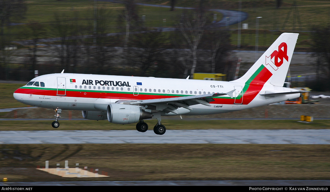 Aircraft Photo of CS-TTI | Airbus A319-111 | TAP Air Portugal | AirHistory.net #403134